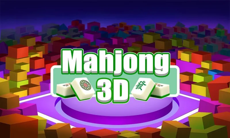 Mahjongg Solitaire Chinese 3D Mahjong Game Laser or Cnc Cut. 